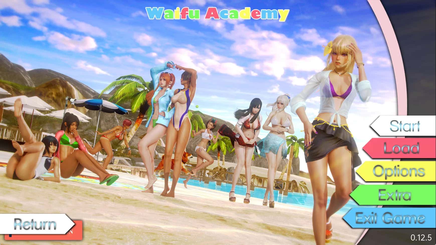 二次元老婆学院背景